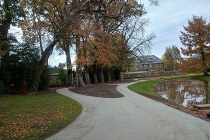 DurEko-mix dans le Haersmapark (Drachten) : revêtement semi-dur durable