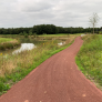 KoMex rot, Golfplätze in Assen Drenthe wassergebundene wegedecke